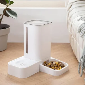 2-in-1 Feeding Bowl with Automatic Water Dispenser