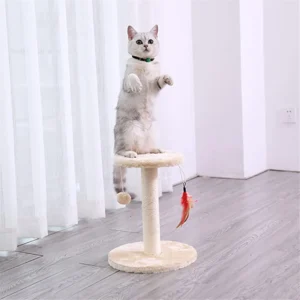 Cat Tree with Integrated Sisal Scratch Pad