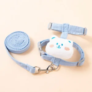 Cute Bunny Adjustable Cat Harness & Leash