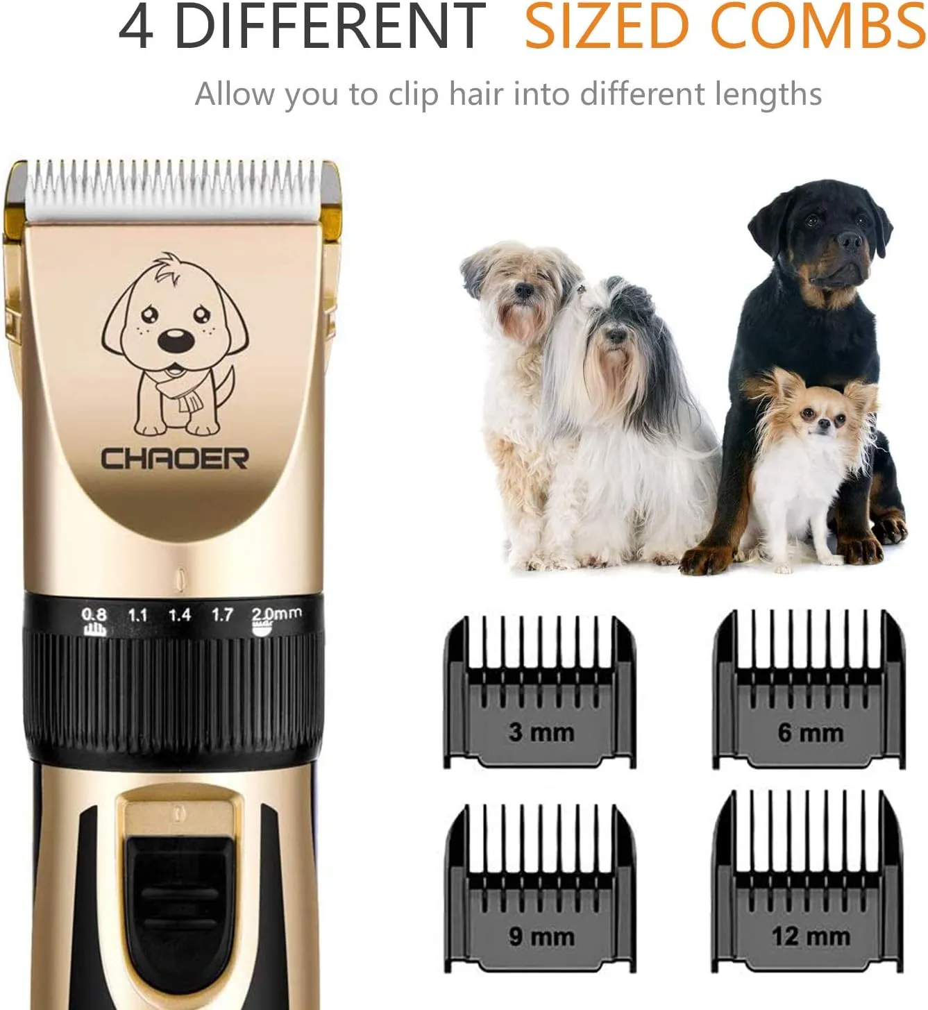 Rechargeable Pet Grooming Kit