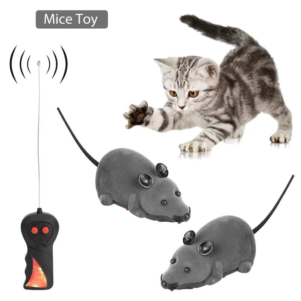 Remote-Control Mouse Toy for Cats