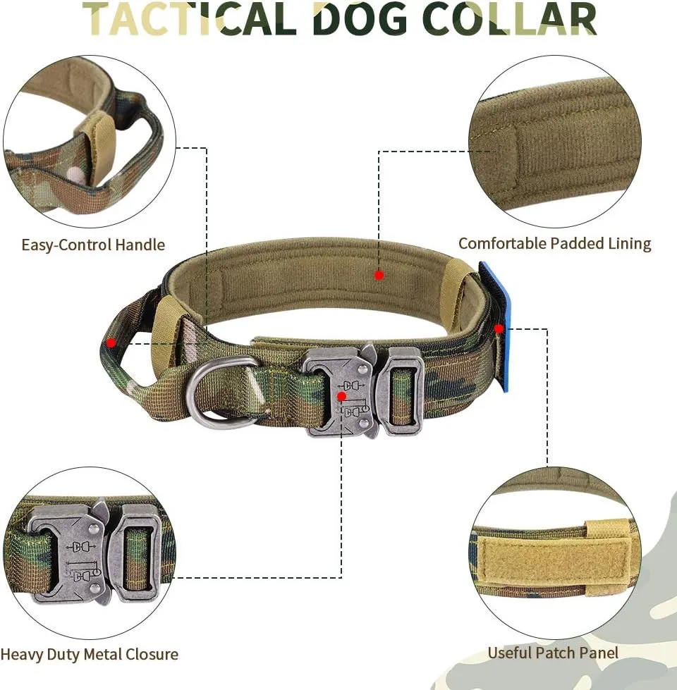 Tactical-Style Metal Buckle Dog Collar Price in Nairobi Kenya 01