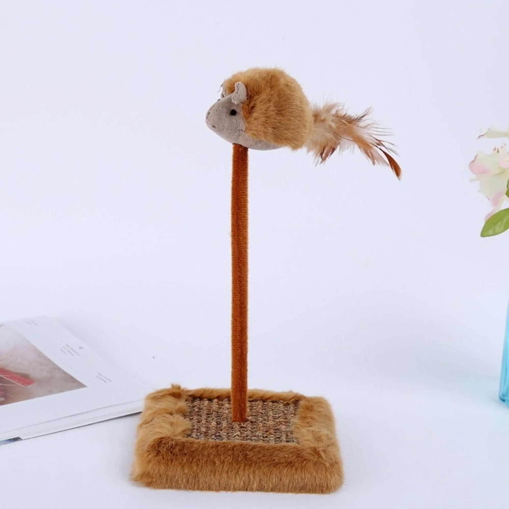 Vocal mouse toy with a scratch pad Price in Nairobi Kenya 04