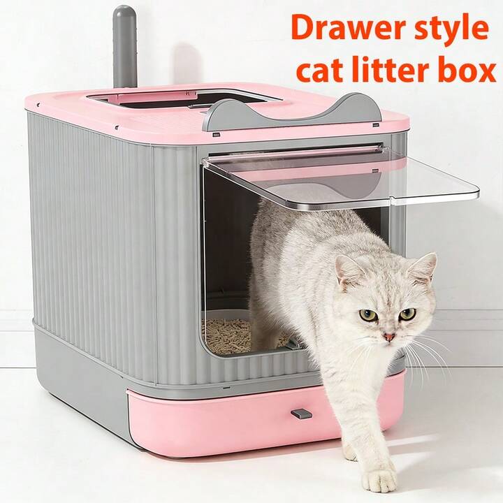 Closed Cat Litter Box