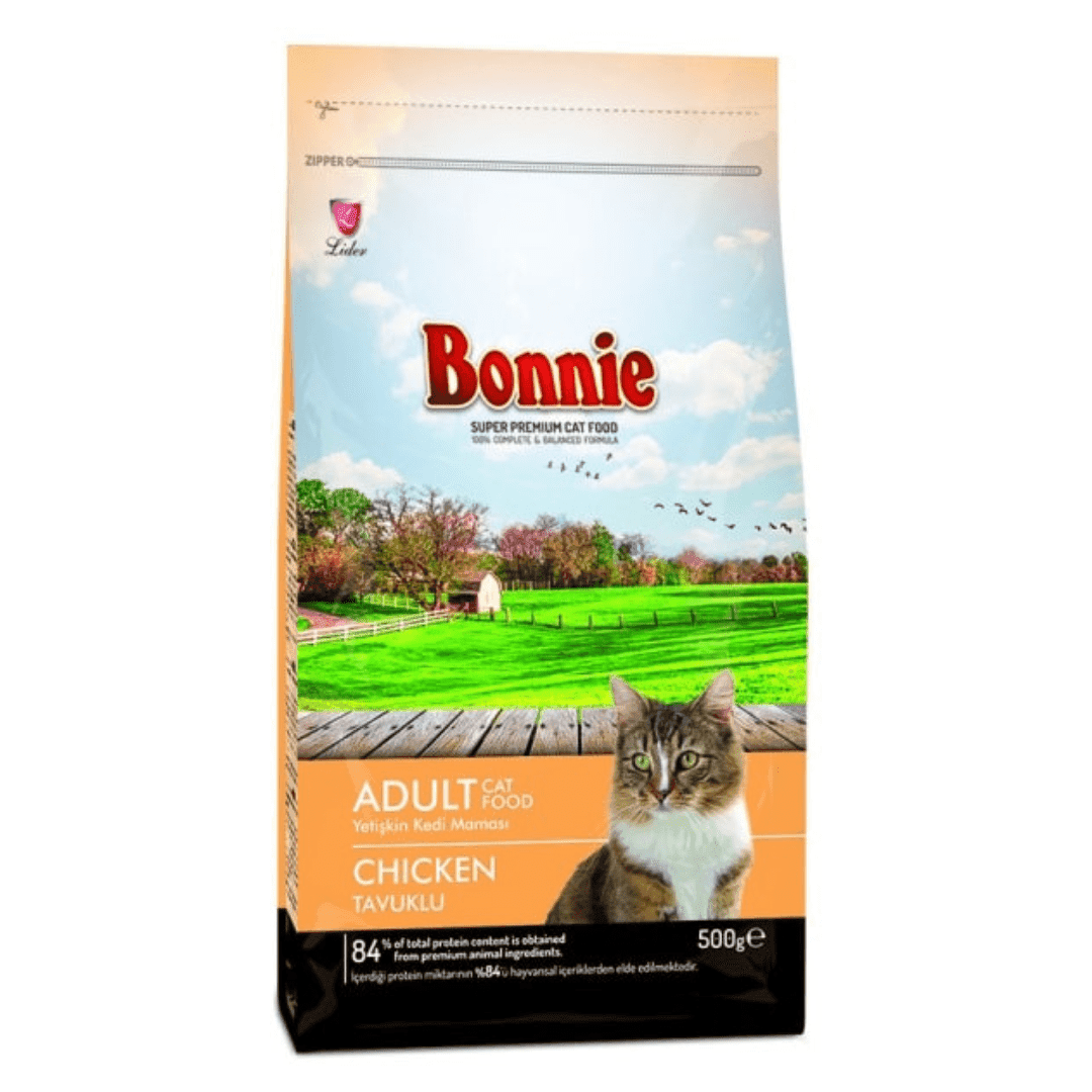 Bonnie Adult Cat Food – Chicken, (500g)