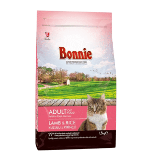 Bonnie Adult Cat Food – Lamb & Rice (1.5 kg)