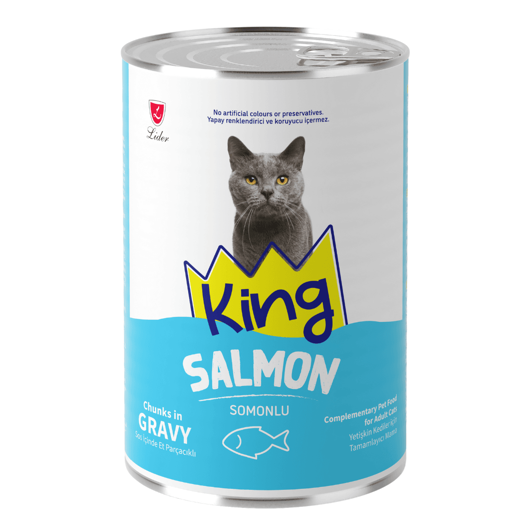 King Cat Food Salmon-(400g)