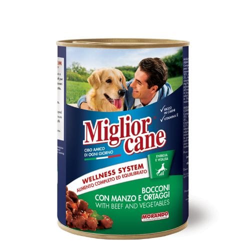 Miglior Canned Dog Food – Beef & Vegetables Chunks-405g
