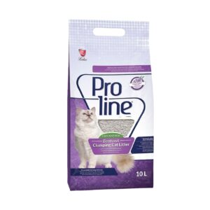 Proline Lavender Scented Clumping Cat Litter 10l