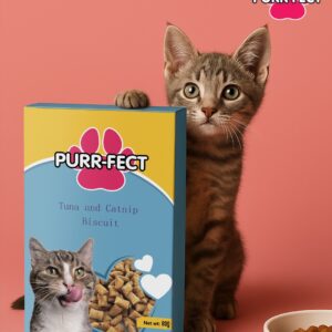 Purr-fect Tuna and Catnip Biscuits (80g)