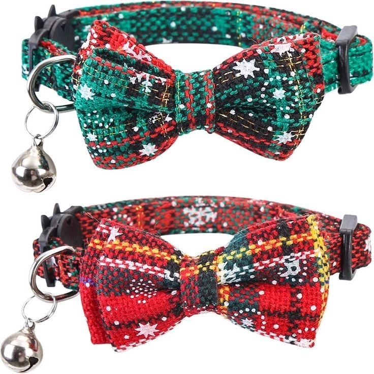 Cat Christmas collars