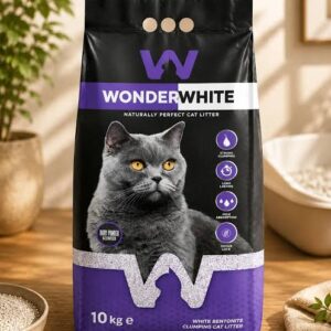 Wonderwhite Lavender White Bentonite Clumping Cat Litter 10l