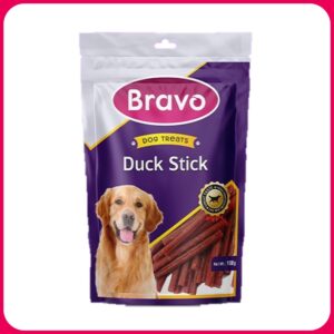 Bravo Duck Stick Dog Treats 100g